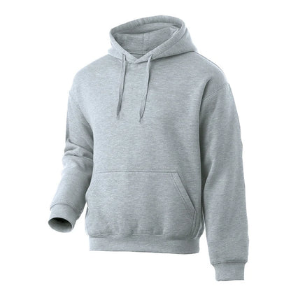 Men's Hoodies Women Pullover Spring Autumn Casual Hoodie Sweatshirts Solid Color Hoodies Oversize Grey Sweatshirt For Male